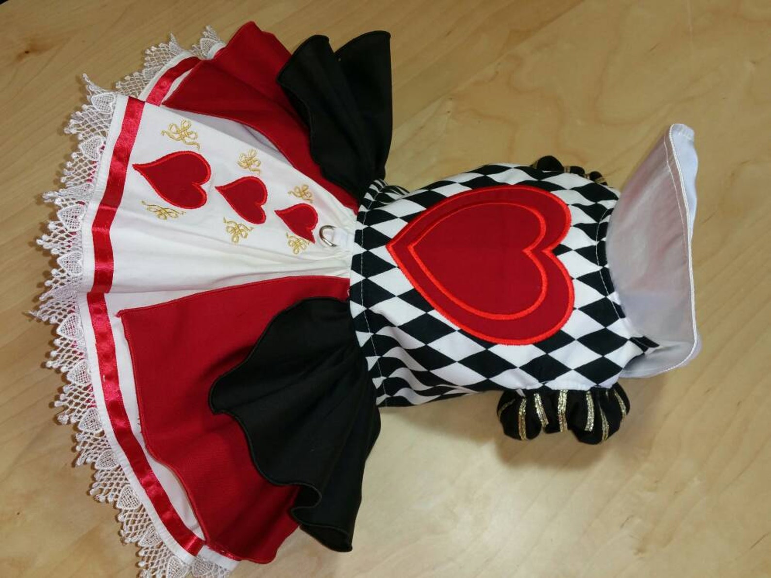 Red Queen Dog Costume Etsy
