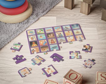 Adventpuzzel Jesse Tree | Christelijk bijbelverhaal voor kinderen