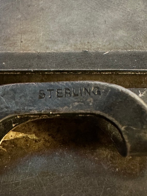 Gorgeous Sterling Victorian ladies belt buckle - image 6