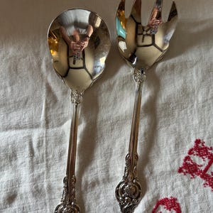 Wallace Silverplate Salad Server set