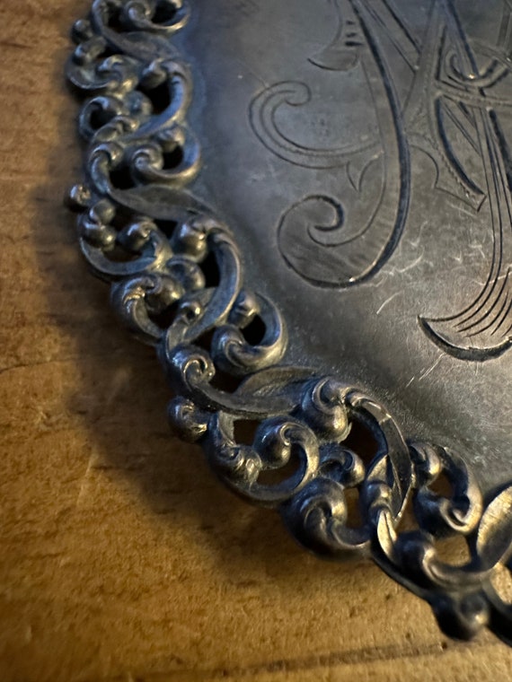 Gorgeous Sterling Victorian ladies belt buckle - image 3