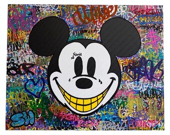 ミッキーマウス OG グラフィティ ストリートアート 絵画