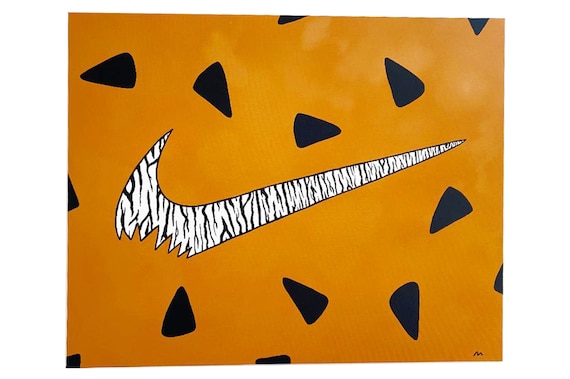 Nike Flintstones Zebra Stripes Just Yabba Dabba Do Swoosh - Etsy