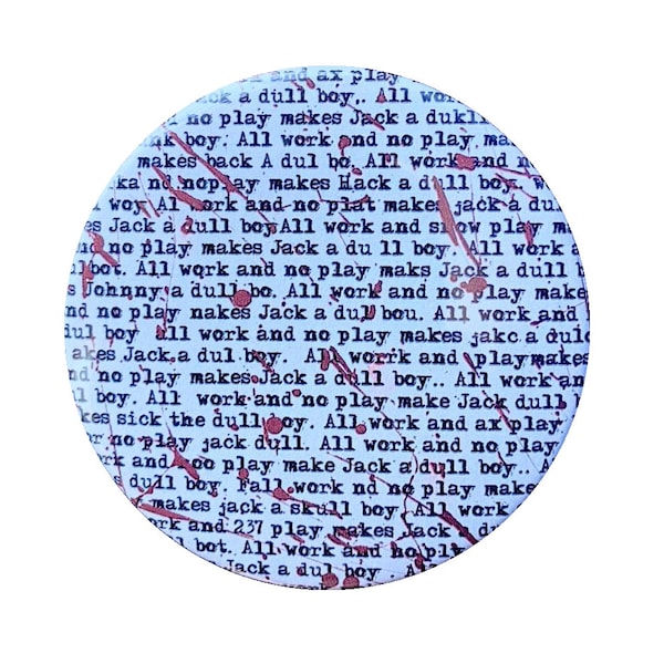 The Shining Horror Movie Film 3" Universal Studios Souvenir Compact Mirror Disneyland Disney World Horror Movie Pocket Mirror