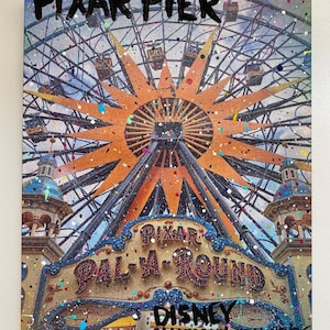 Pixar Pal A Round Painting Toy Story Mixed Media Art Disneyland Artwork Disney Modern Pop Art Home Decor Furnishing Gift