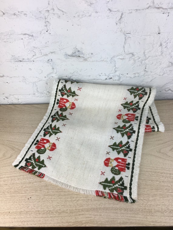 Vintage German Christmas Table Runner
