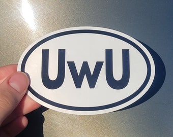 UwU Bumper Sticker