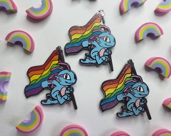 Pride Murloc World of Warcraft Inspired Hard Enamel Pin
