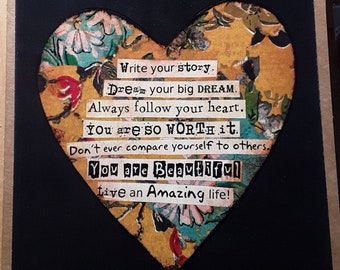 NEW!  Write Your Own Story Art Card