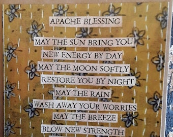 Art Card with Apache Blessing