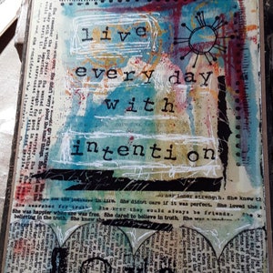 Intention and Love Art Card