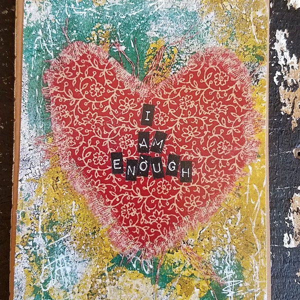 I Am Enough Art Journal