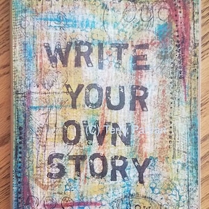 Write Your Own Story Art Journal Lined Moleskine