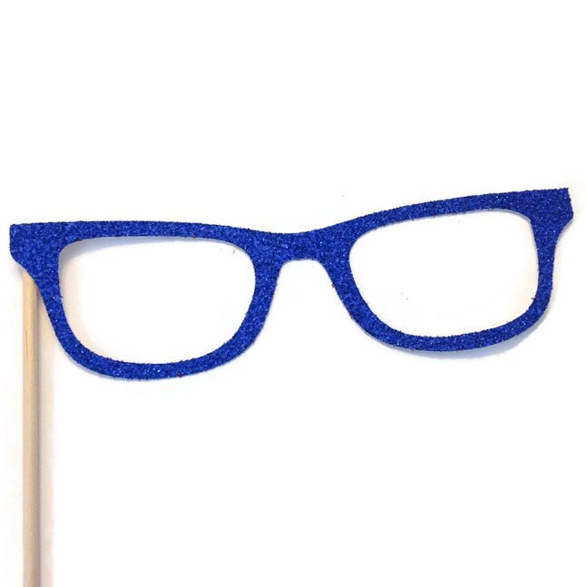 Photo Booth Prop Glasses Photo Booth Prop with GLITTER You Etsy