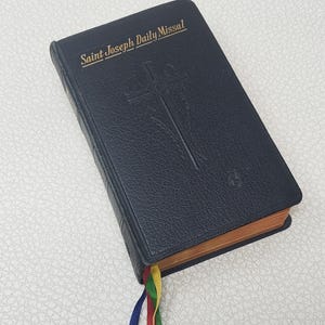 Vintage Saint Joesph-missaal dagelijks missaal Catholic Book Publishing Co 1961