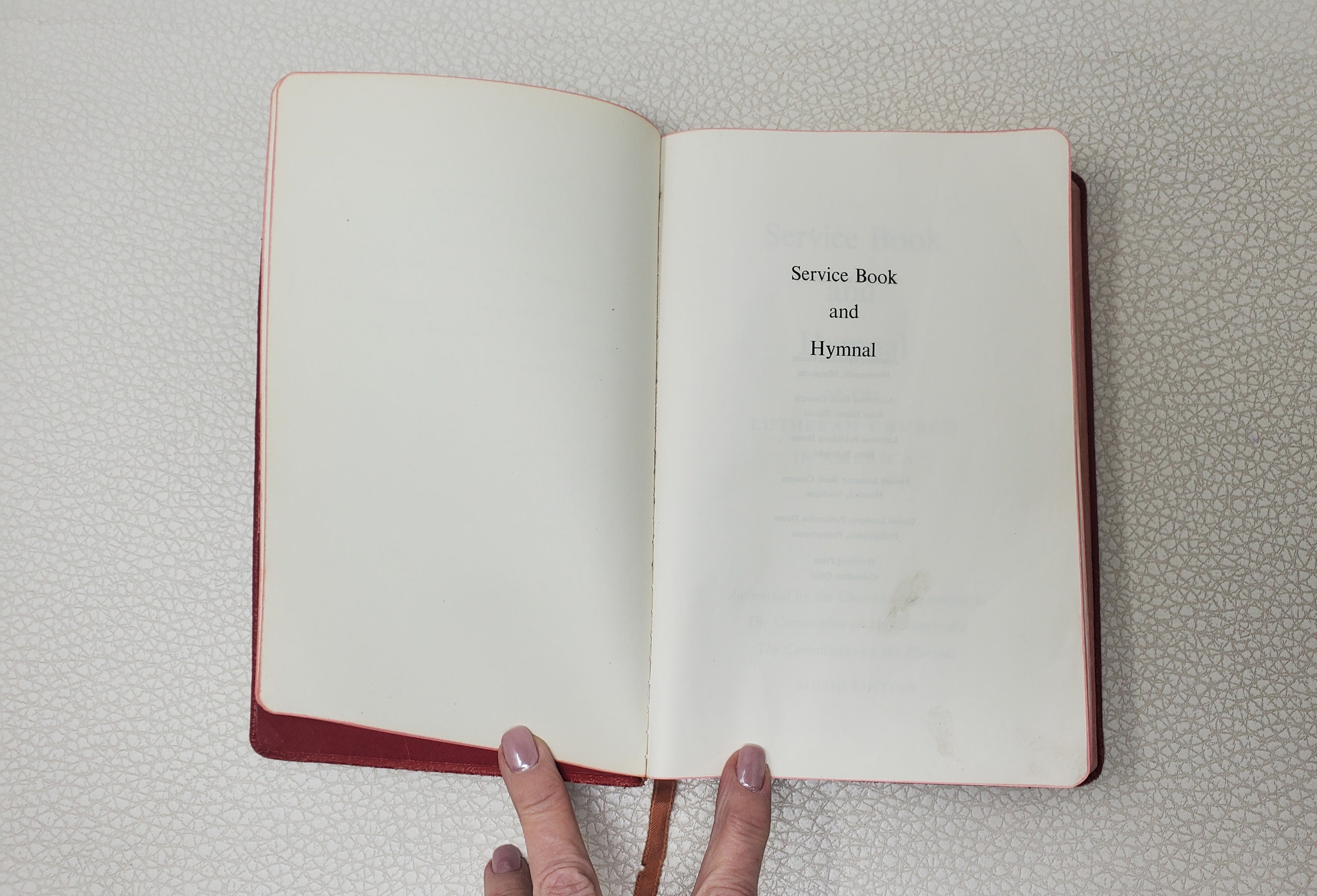 Service Book and Hymnal Lutheran Church 1958 - Etsy Canada