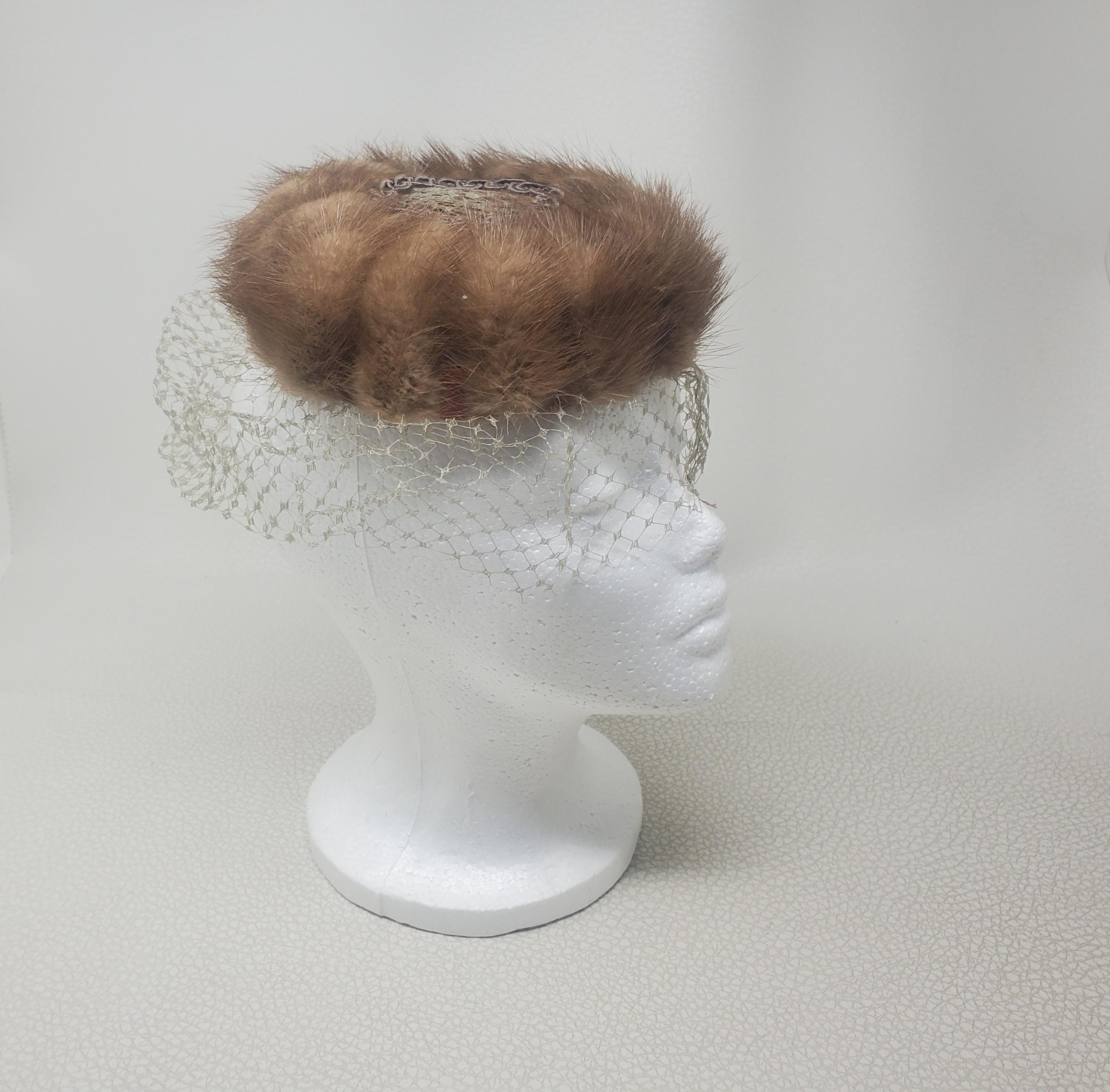 Mink Hat With Veil - Etsy