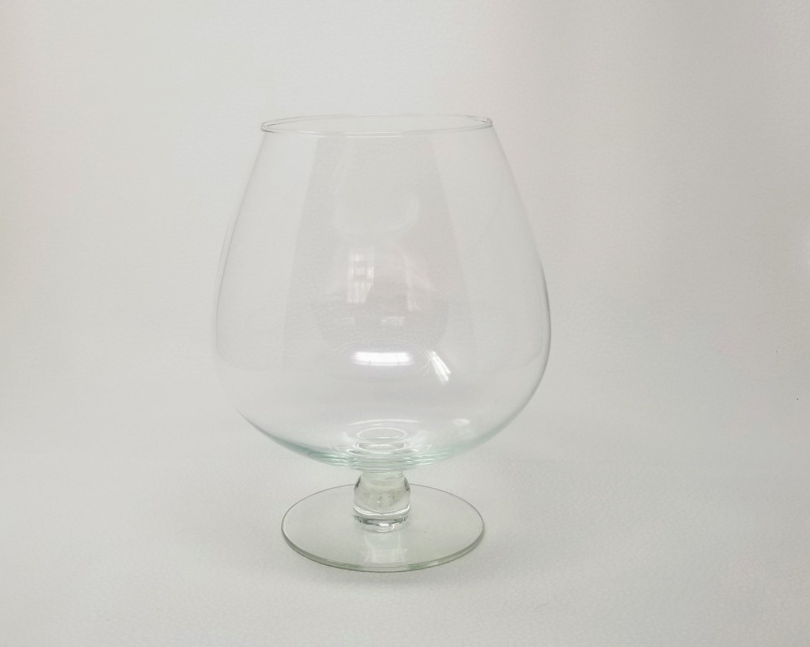 Giant Clear Glass Brandy Snifter 10 Inch Extra Large Size Etsy