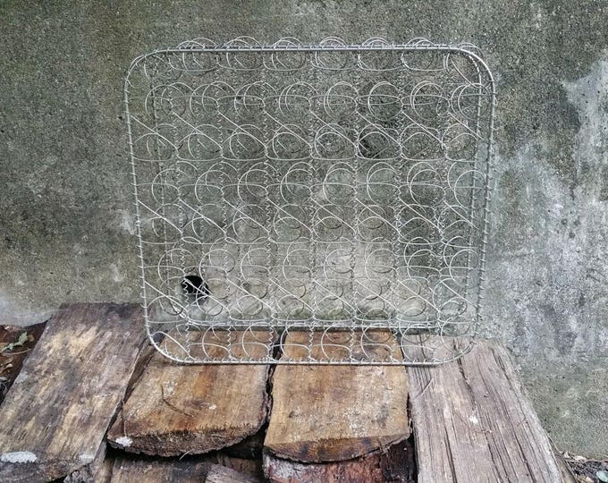 Antique Cushion Springs Vintage Box Spring Wall Hanging Etsy