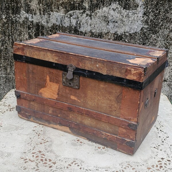 Antique Trunk Etsy