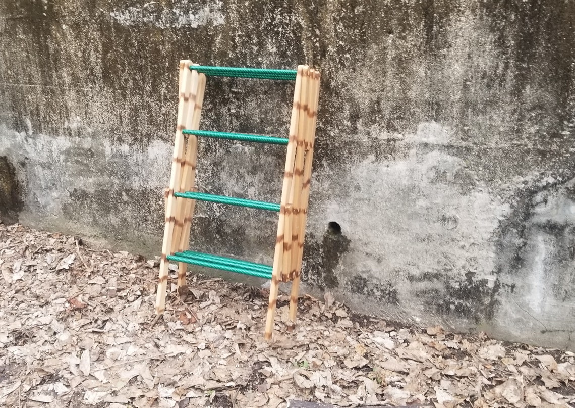 Late Century Amish Wood Clothes Drying Laundry Rack | Etsy