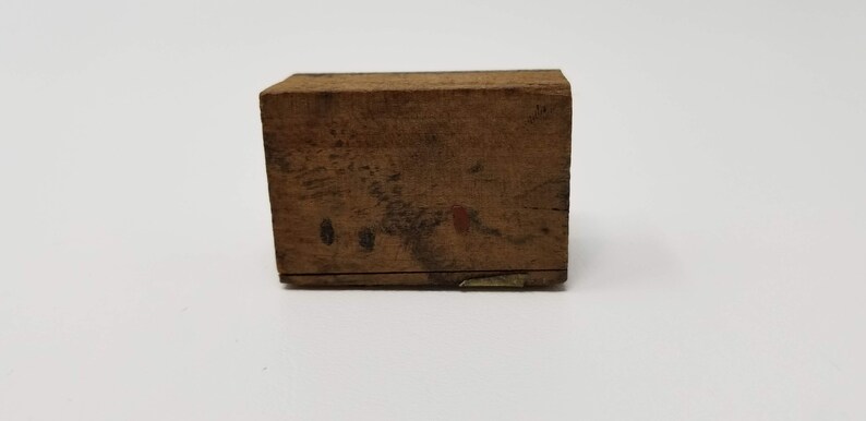 Vintage Wood Letterpress Printing Block Shur Good Biscuit Company Graham Crackers Advertising Stamp