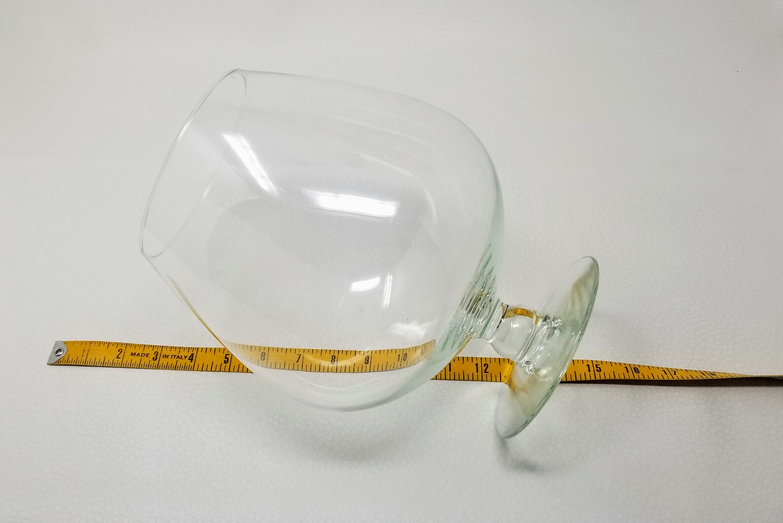 Giant Clear Glass Brandy Snifter 10 Inch Extra Large Size Etsy