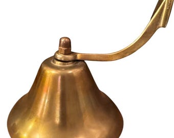 Perko 6" Ship Bell Brass Maritime Fog Bell Vintage Brass Bell Wall Hung