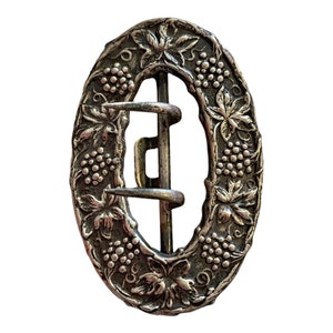 Sterling silver Edwardian handmade belt buckle 1920s