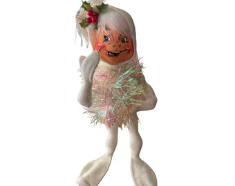 Annalee Whimsy Mr. Frost Doll Happycore Kunstpuppe Seltene Vtg