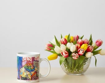 Chaleur Masters Collection Art Henri Matisse Mug Goldfish D. BURROWS 14oz