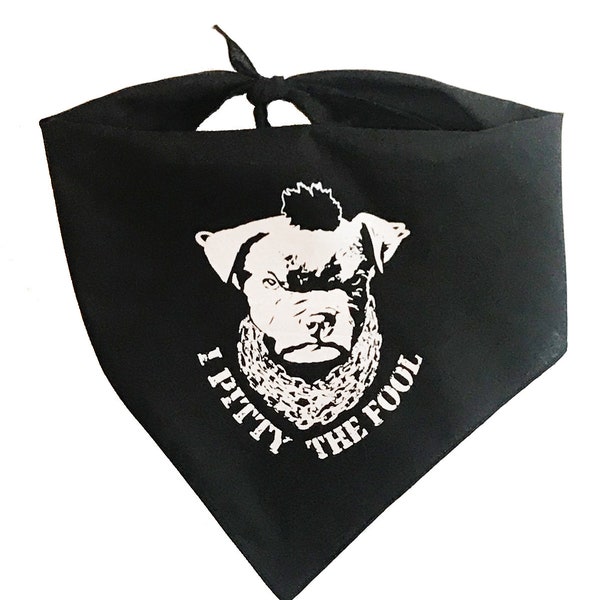 I Pitty the Fool! - Large Breed Dog Bandana