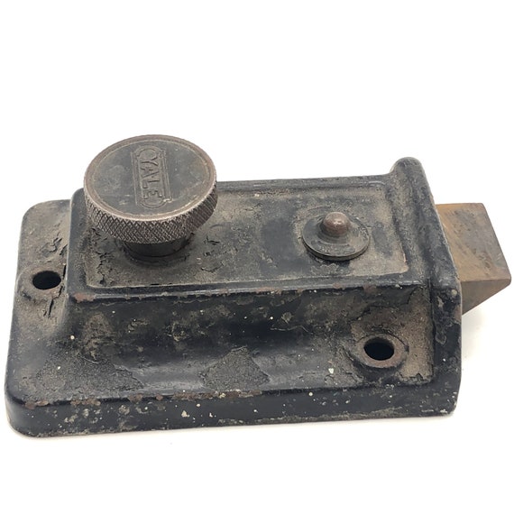 Vintage Yale Door Latch Hardware Working Turn Knob Restoration