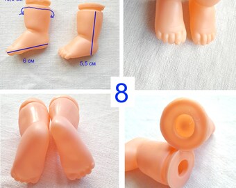 Vintage Big Doll Feet: Plastic or Vinyl Limbs for Repair, Restore Parts,  Craft Supply - Etsy