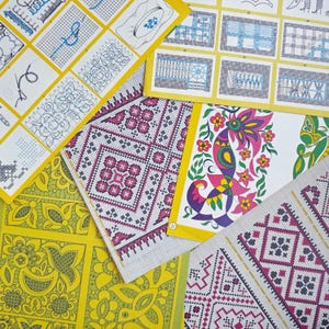 Ukrainian Folk Embroidery: Cross Stitch & Cutwork Patterns, Paper Album by Panchenko