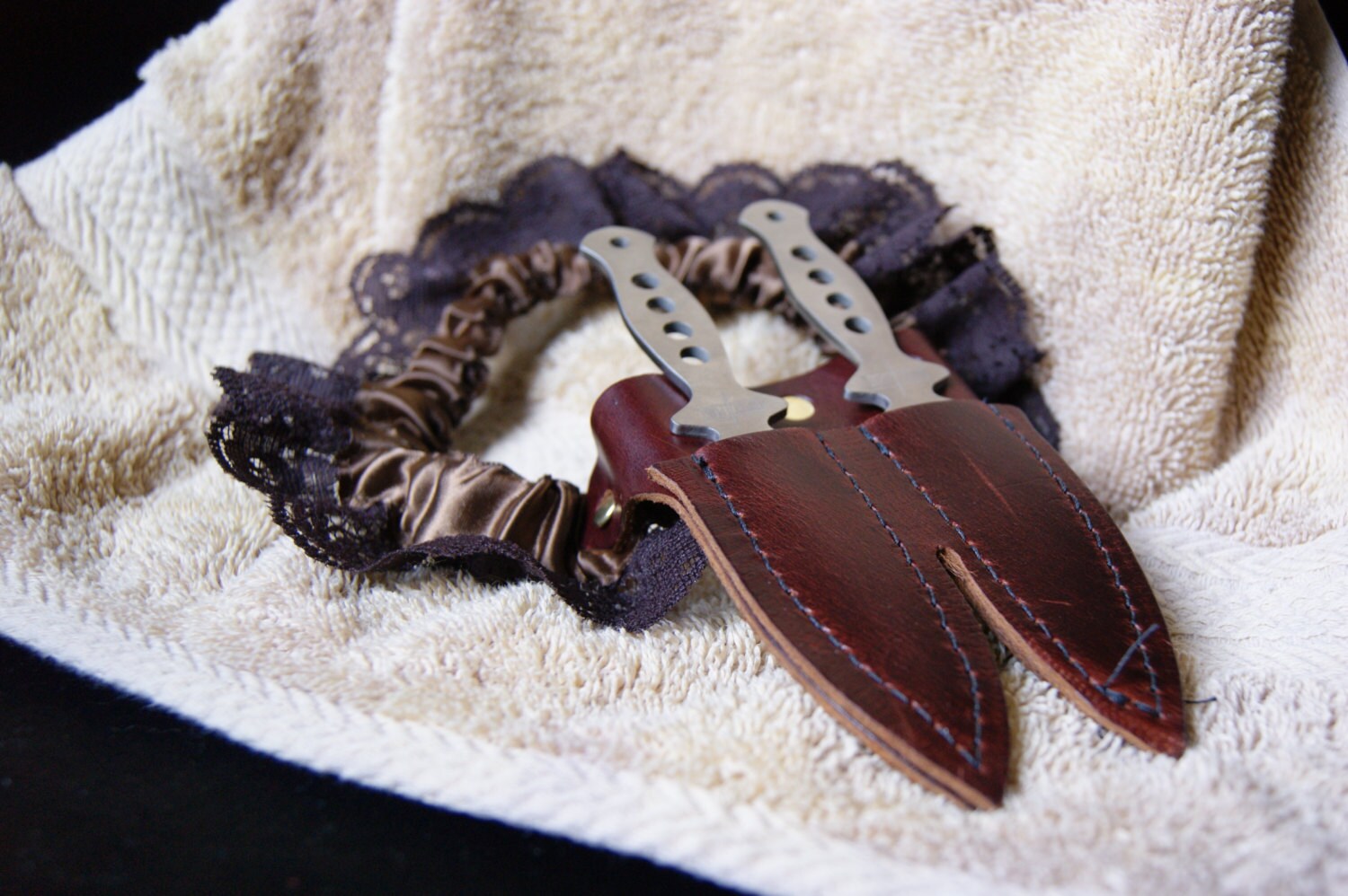 Steampunk Knife Garter Etsy