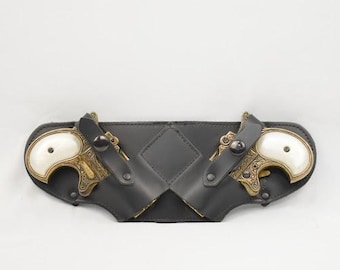 Funda de cuero Steampunk para Derringer