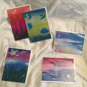 Cartões de felicitações (Tempera)