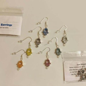 Hamsa Earrings image 2