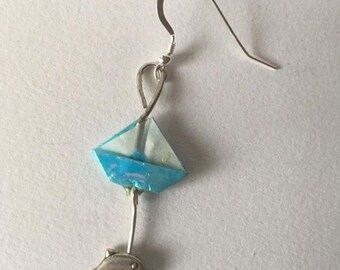 Origami Sailboat Jewelry