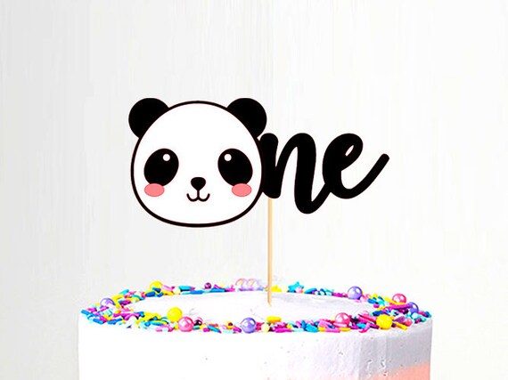 Panda Cake Topper - Etsy