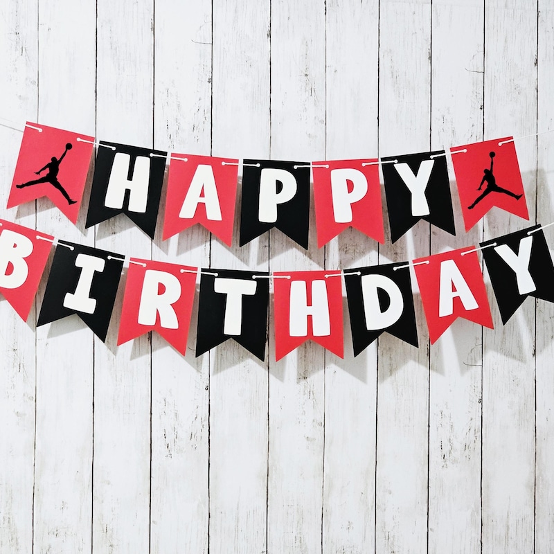 Jordan Birthday Banner - Etsy