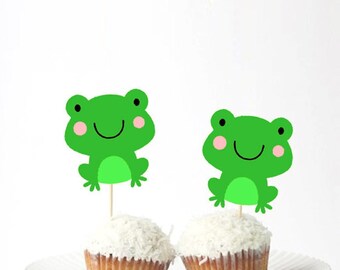 Frog Cupcake Toppers