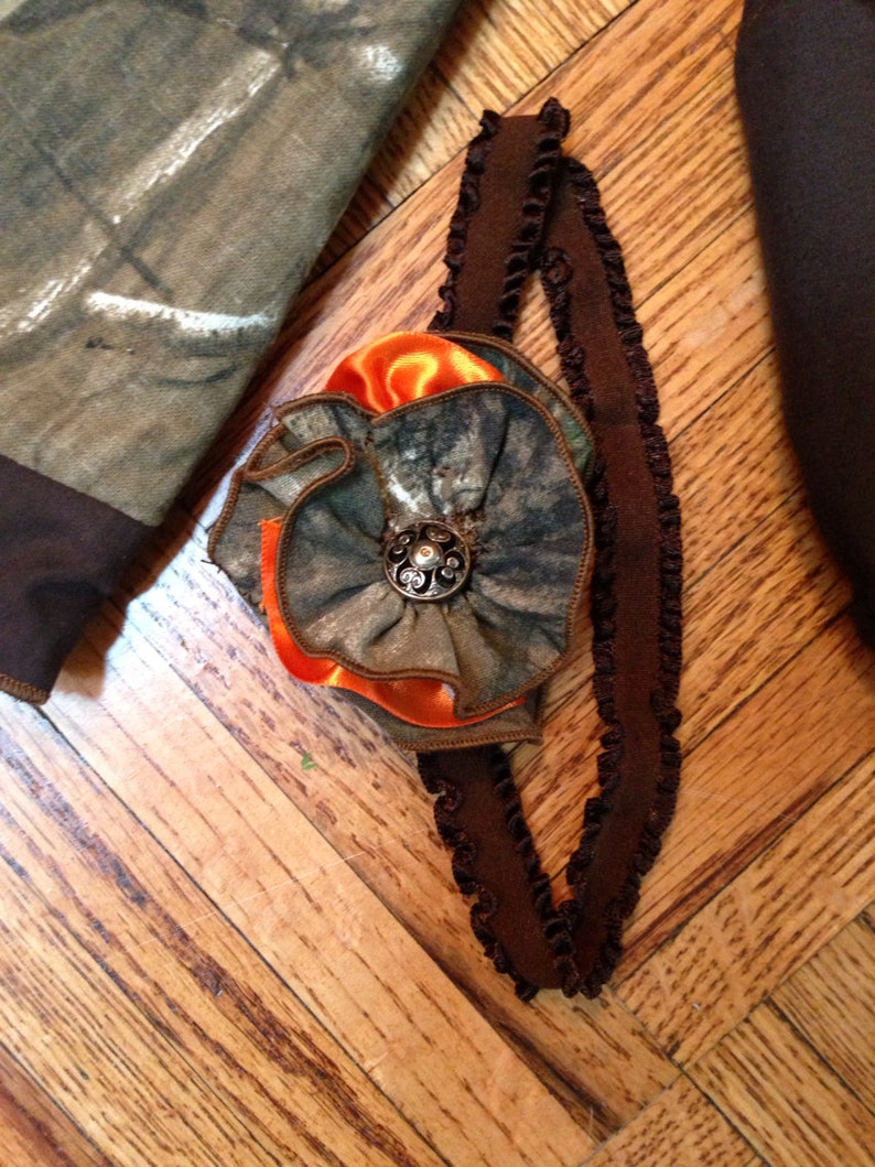 Camo infant baby dress pink or orange made to order Etsy