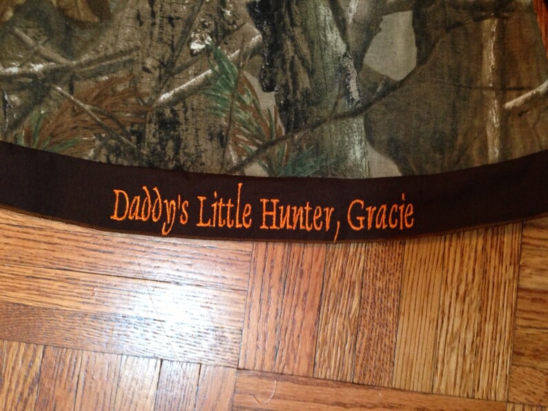 Camo infant baby dress pink or orange made to order Etsy