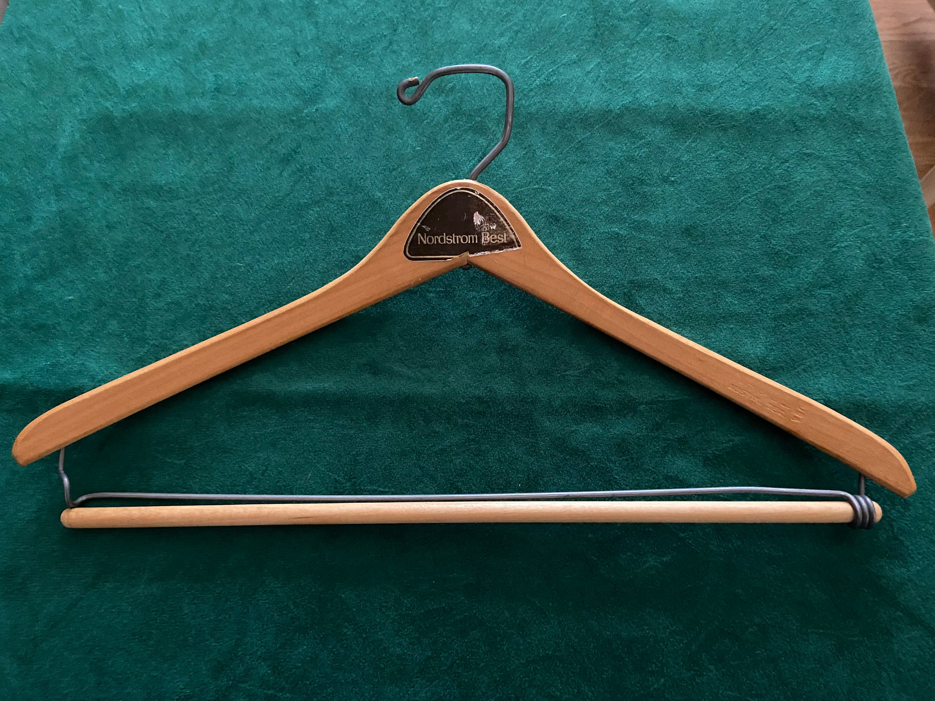 Nordstrom Best Labeled Wood Hanger