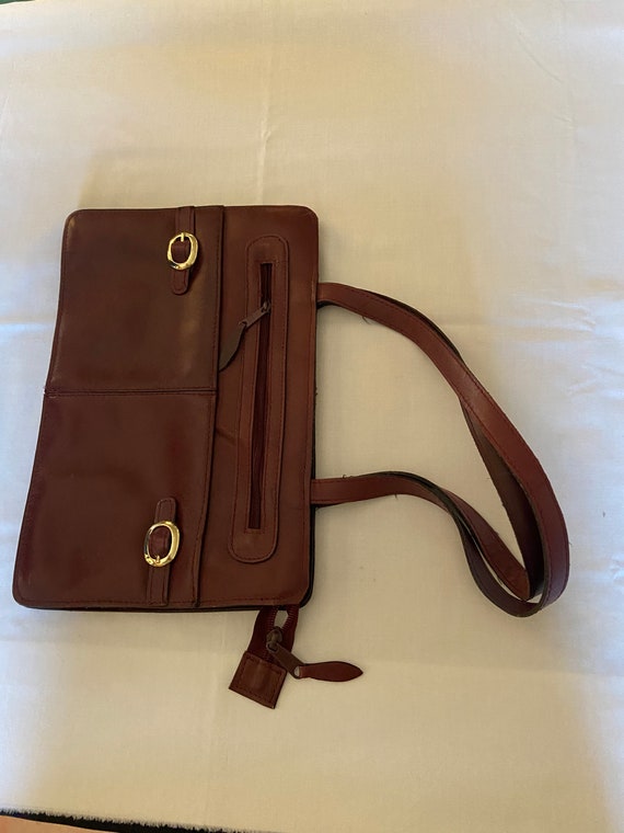 Beautiful Vintage Brown Leather Purse - image 3