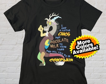 Add a little Chaos Discord MLP Short-Sleeve Unisex Heavy Cotton Tee