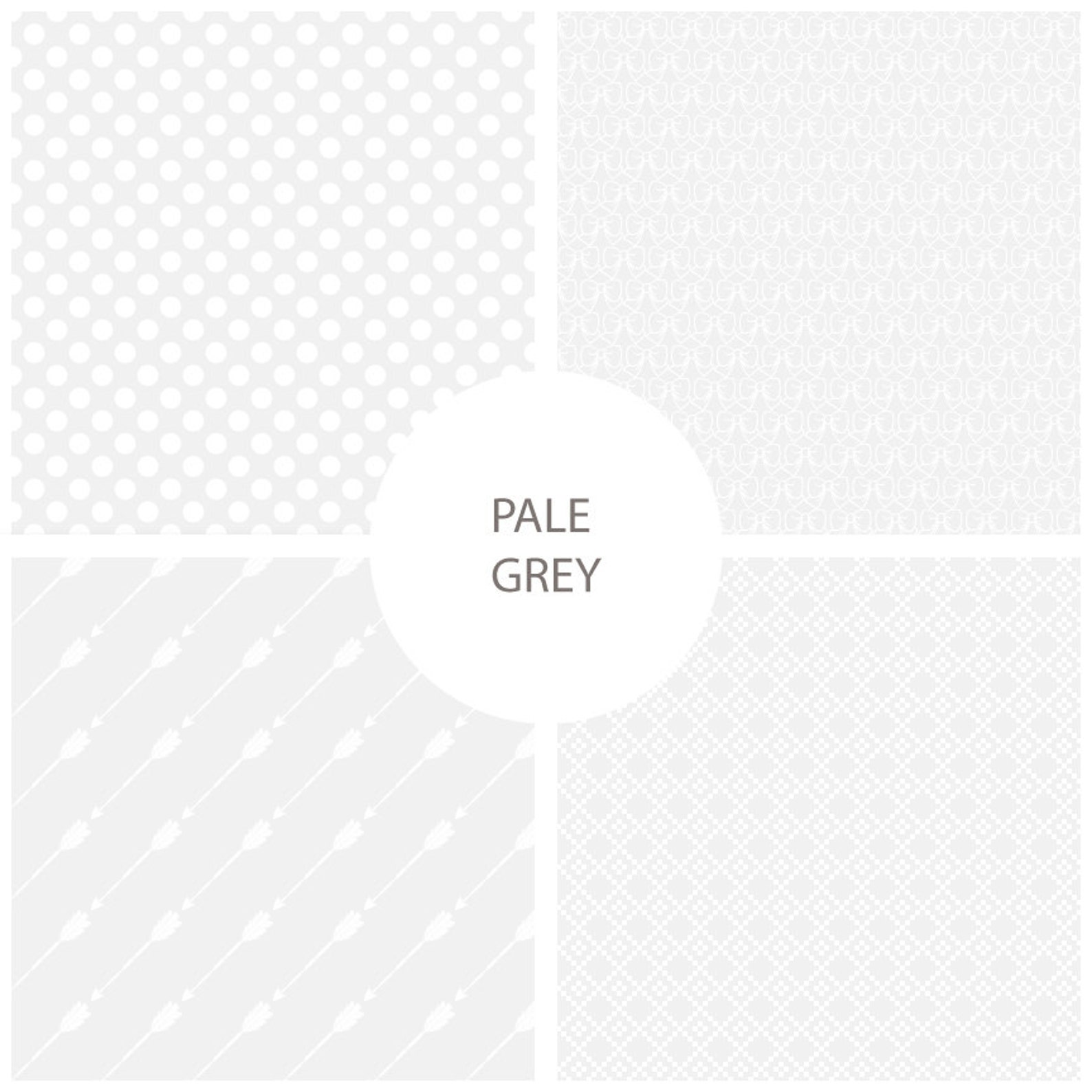 Grey Digital Paper PALE GREY Gray Wedding Paper Grey Etsy UK