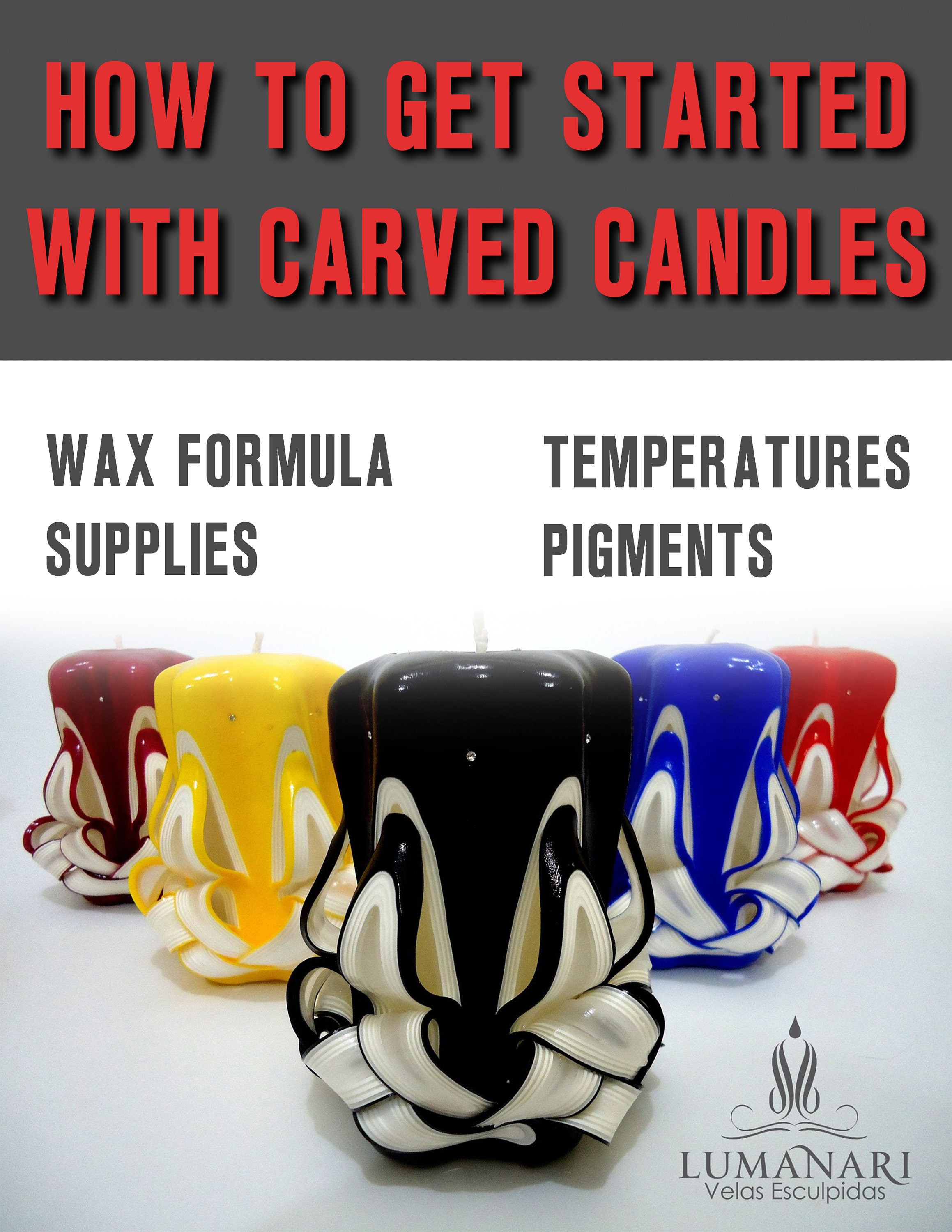 Instant Download Learn the wax formula for Carved Candles Etsy